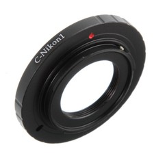 C Mount Lens to Nikon 1 Mount Mirrorless Interchangeable Adapter Ring V1 V2 J1