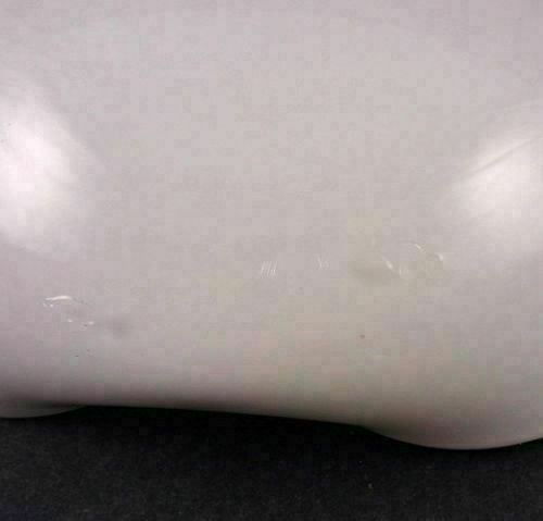 Murano Cased Glass Bowl Green Swirls & Foil with Label - Picture 6 of 6