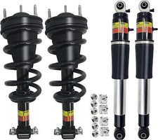 FRONT + REAR Electric Air Suspension Struts f...