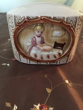 Vintage 1978 Woman with Pie Napkin Holder By Sears, Roebuck and Co.