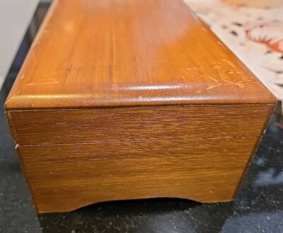 Vintage Swiss Reuge Saint-Croix CH 4/50 Wooden Music Box Tested