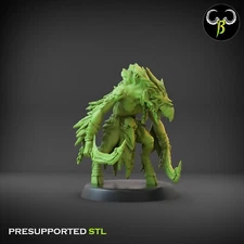 Avian Raider Leader | ClayBeast Creations RPG D&D 3D Printed Miniature | 32mm