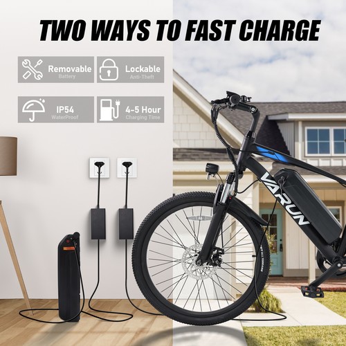 VARUN Mountain Electric Bike 24" Commuter E-Bike 500W 20MPH E Bike for Aldults - Picture 4 of 29