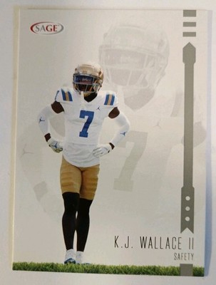 Tradingcard Card NFL Football K.J. Wallace II UCLA Bruins Sage 2025
