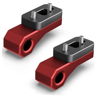  Bronco Rear Tow Hooks, Tow Point Hooks Fits Soft Shackles Towing Red Tow Hooks
