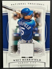 2020 Panini National Treasures - Whit Merrifield Relic MEM #29 /99
