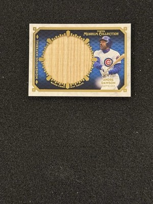 2014 Topps Museum Collection # MMJL-AD Andre Dawson Jumbo Lumber Relic /10 Cubs