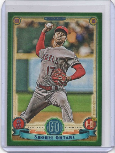 2019 Topps Gypsy Queen Green #55 Shohei Ohtani - Los Angeles Angels