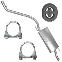 Mittel Mitteltopf Auspuff FüR Vw Transporter T4 Iv 2.0 2.5 2.8 1.9 2.4