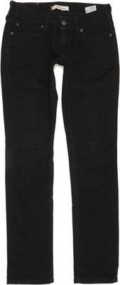 Levi's 571 Damen Jeans schwarz Straight Slim Stretch W29 L31 (88165)