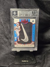 2017 Panini Plates & Patches Full Coverage Red McCaffrey ROOKIE  Nike /5 BGS 8.5