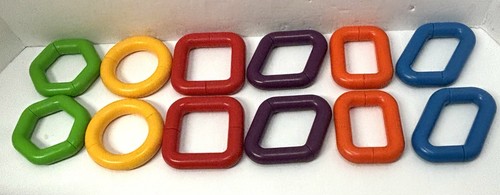 Vintage Tupperware Tupper Toys Link-A-Lot Learning Toys *2 Complete Sets