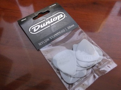 Dunlop Standard Nylon Picks (12) - CHOOSE THICKNESS