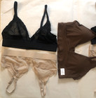 Women’s Brown Danskin Bra And Skarlett Blue Bras Black Nude 5pc Bra Lot — photo 3