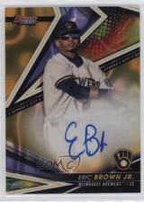 2022 Bowman's Best of Gold Lava Refractor 15/75 Eric Brown Jr #B22-EB Auto 10om