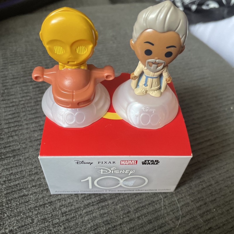 McDonalds Disney 100 Happy Meal Toys - Box 28 - C3PO and King Magnifico with Box