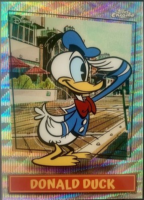 *CASE HIT* 2026 Disney Neon Chrome MSSP-12 Donald Duck Mickey Shorts Short Print