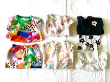 7 Piece BABY GIRL Lot of Sz 12M - Fall Winter Spring Carters Cat Jack H M