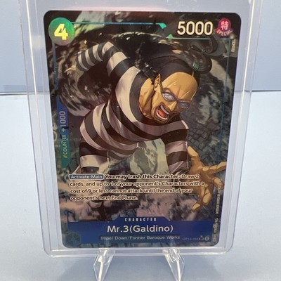 Mr.3 (Galdino) ALT SR (OP16-056)  | OP16 - The Time of Battle | ENGLISH ALT ART