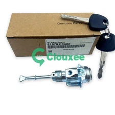 OEM For 16-21 Hyundai Tucson 81970D3A00 Front Door Lock Cylinder & Keys LEFT