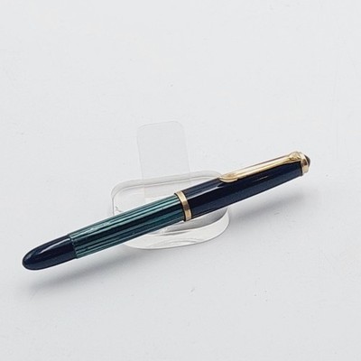 PELIKAN DF Füller 400 NN Schildpatt Grün Füllfederhalter 585er Goldfeder  