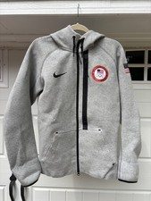 Sudadera con capucha Nike Team USA Olympic Team gris TechFleece S