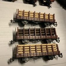 3x 14625 Rungenwagen Holzladung  der DR  Ep.4 ohne OVP