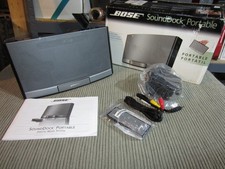 Bose SoundDock N123 Portable Digital Music System Speaker w Remote  Power Cord