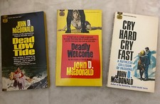 DISCOVER 3 BY JOHN D MACDONALD A GREAT AMERICAN WRITER OF MYSTERY & INTRIGUE #AA