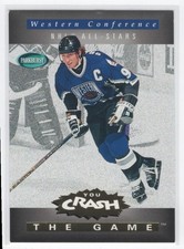 #G28 1994-95 Parkhurst You Crash the Game Wayne Gretzky Western Conference