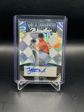 2024 Leaf Metal - Diamond Wonders Juan Nunez #DW-JN1 Silver Lava /25 (AU, RC)