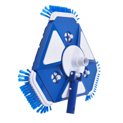 High-Efficiency Triangular Pool Vacuum Head with 30FT Heavy-Duty Hose!