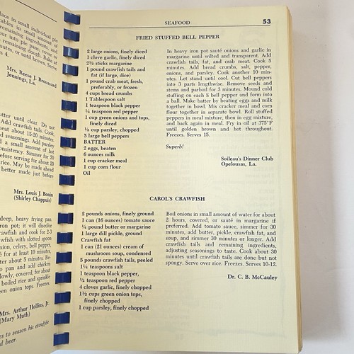 Pirate's Pantry Treasured Recipes Of Southwestern Louisiana Cookbook 1978 3rd - Picture 11 of 14