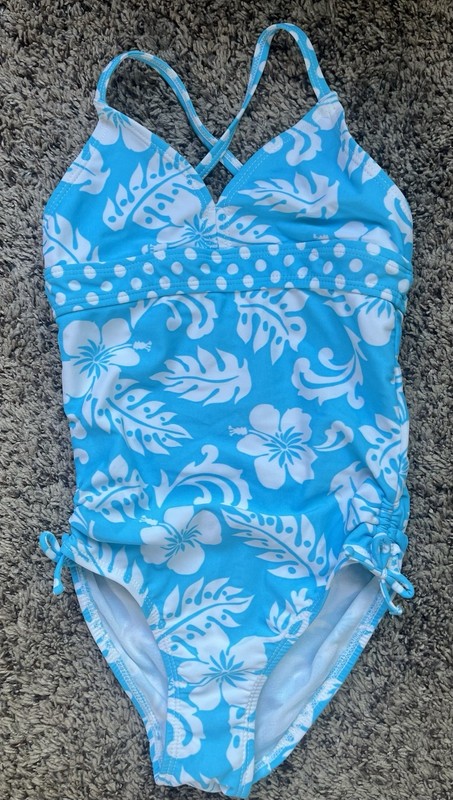 NWOT Girls Blue Swim Swimwear 1 Piece Bathing Suit The Children’s Place Sz 8 NEW