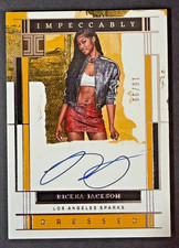 2025 WNBA IMPECCABLE DRESSED HARD AUTO #16/99 RICKEA JACKSON LOS ANGELES SPARKS