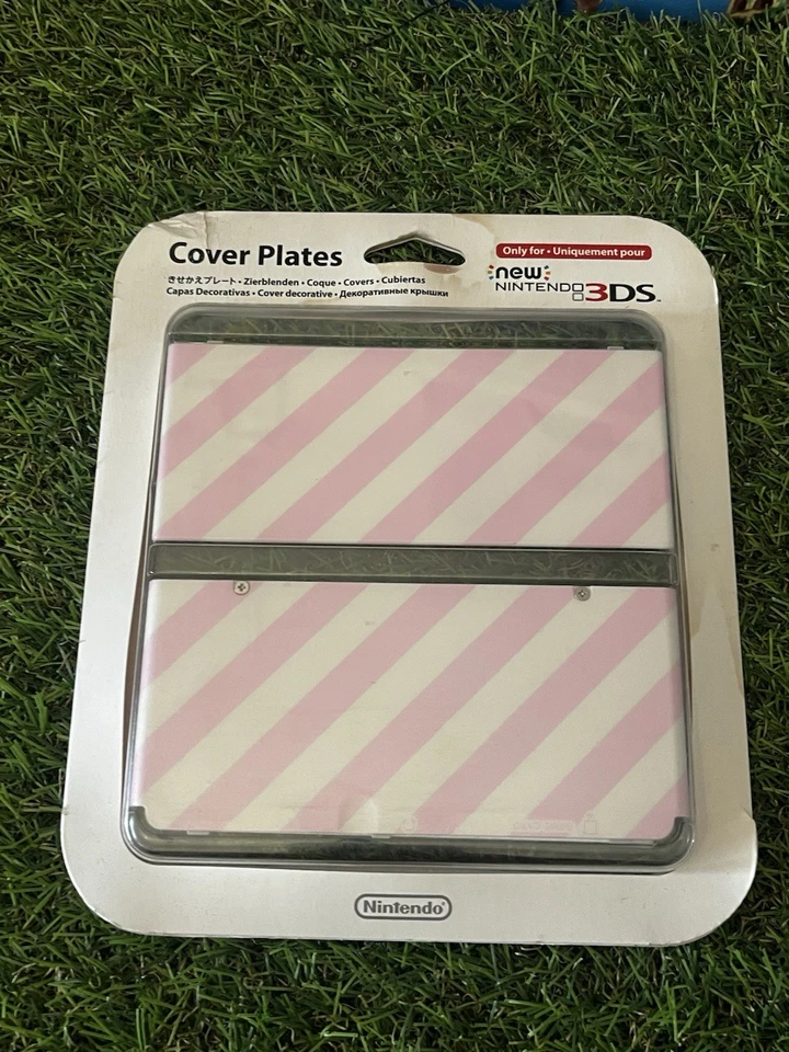 NEW Nintendo 3DS Cover Plates NO 014 ROSE BLANC RETRO New neuf blister NEU NIEW - Photo 4/4