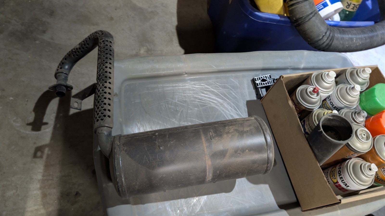 CLUB CAR DS OEM TAKE OFF EXHAUST MUFFLER PART #101859301 GOL