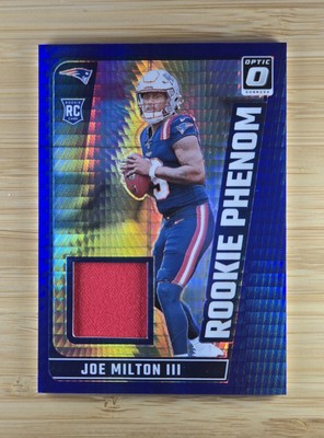 2024 Donruss Optic Joe Milton Rookie Phenom Patch #RPB-JMN
