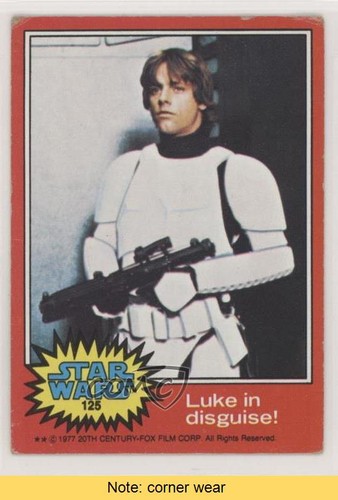 1977 Topps Star Wars #125 Luke in disguise! — Raw