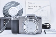 OLYMPUS STYLUS SZ-15 Silver Compact Digital Camera Tested Working Japan