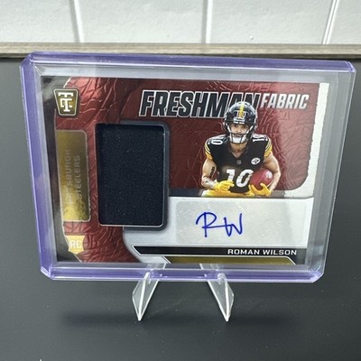 2024 Totally Certified Freshman Fabric Roman Wilson Autograph Red #/100 Auto