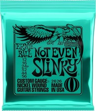 Ernie Ball Not Even Slinky Nickel Wound Electric Guitar Strings, 12-56 Gauge