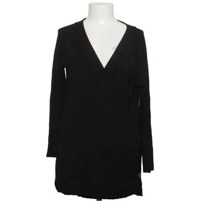 Van-Dos, Umstandsstrickjacke, Größe: M, Schwarz, Einfarbig, Rippenstrick #38D