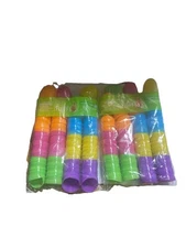 2packof 40 EMPTY PLASTIC EASTER EGGS Fillable 6 Assorted Colors