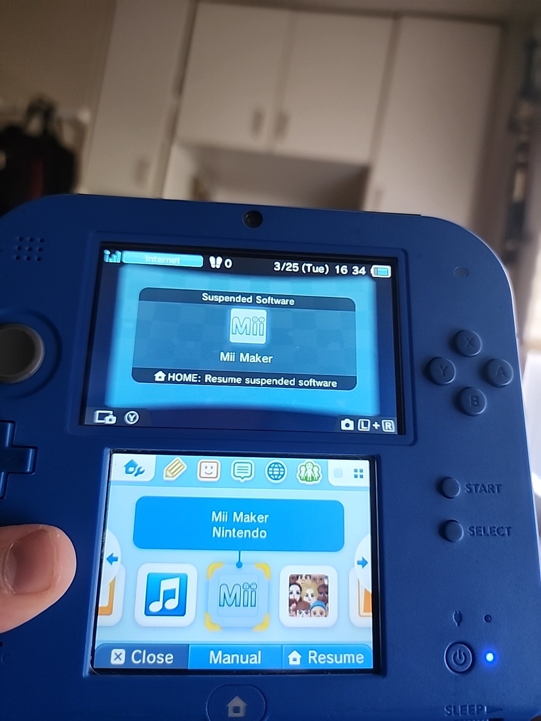 Nintendo 2DS LCD Screen Display Top Bottom Upper Lower