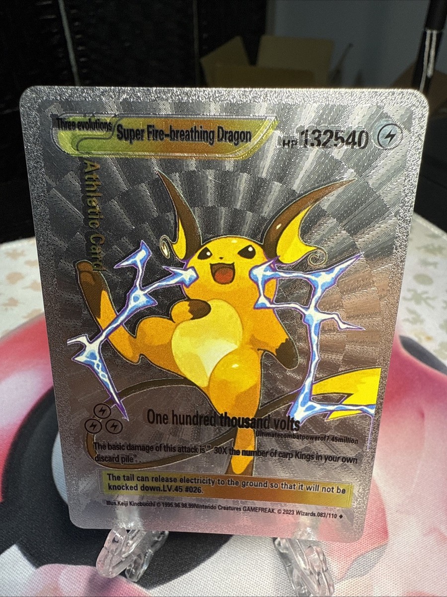 Super Fire-breathing Dragon 083/110 HP132540 Silver Foil Fan Art  Card💥💥💥💥💥