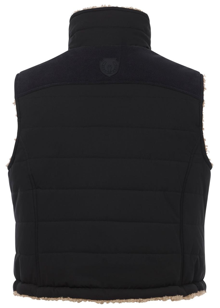 Kerrits Double Up Reversible Crop Vest - Black