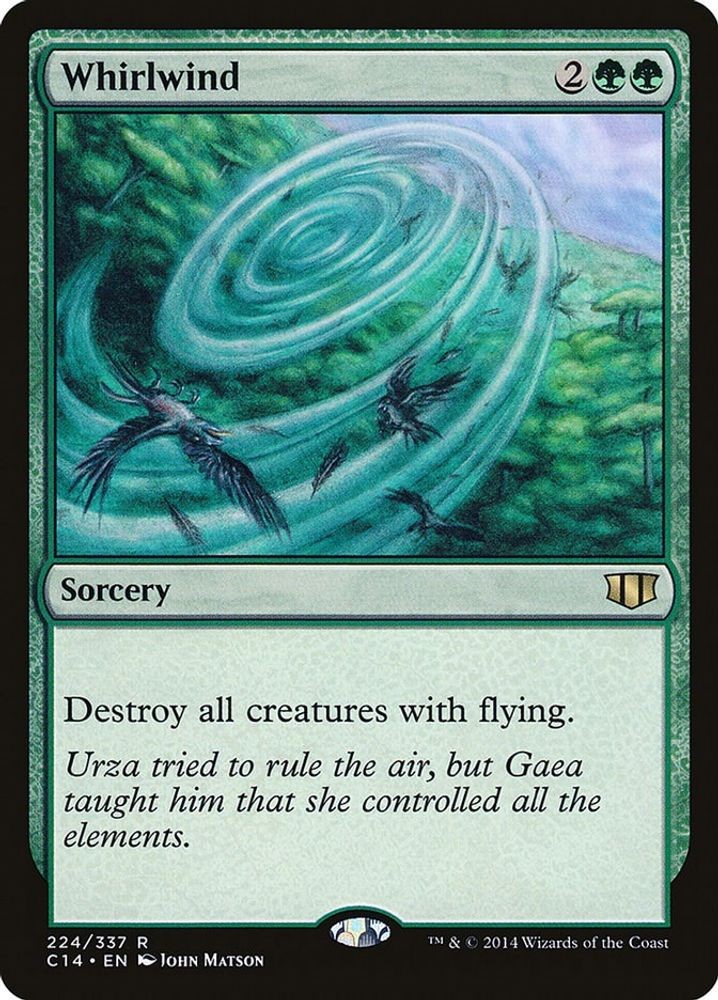 2014 Magic: The Gathering: Commander 2014 - Whirlwind (#224, R, Near Mint)