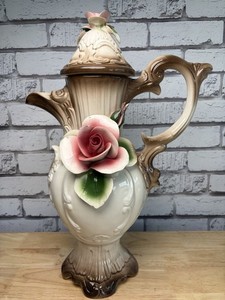Capodimonte Porcelain Pitcher | eBay