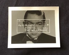 RARE ORIGINAL 1959 CBS TV SHOW BUMPER "TITLE" PHOTO "THE MILLIONAIRE!"